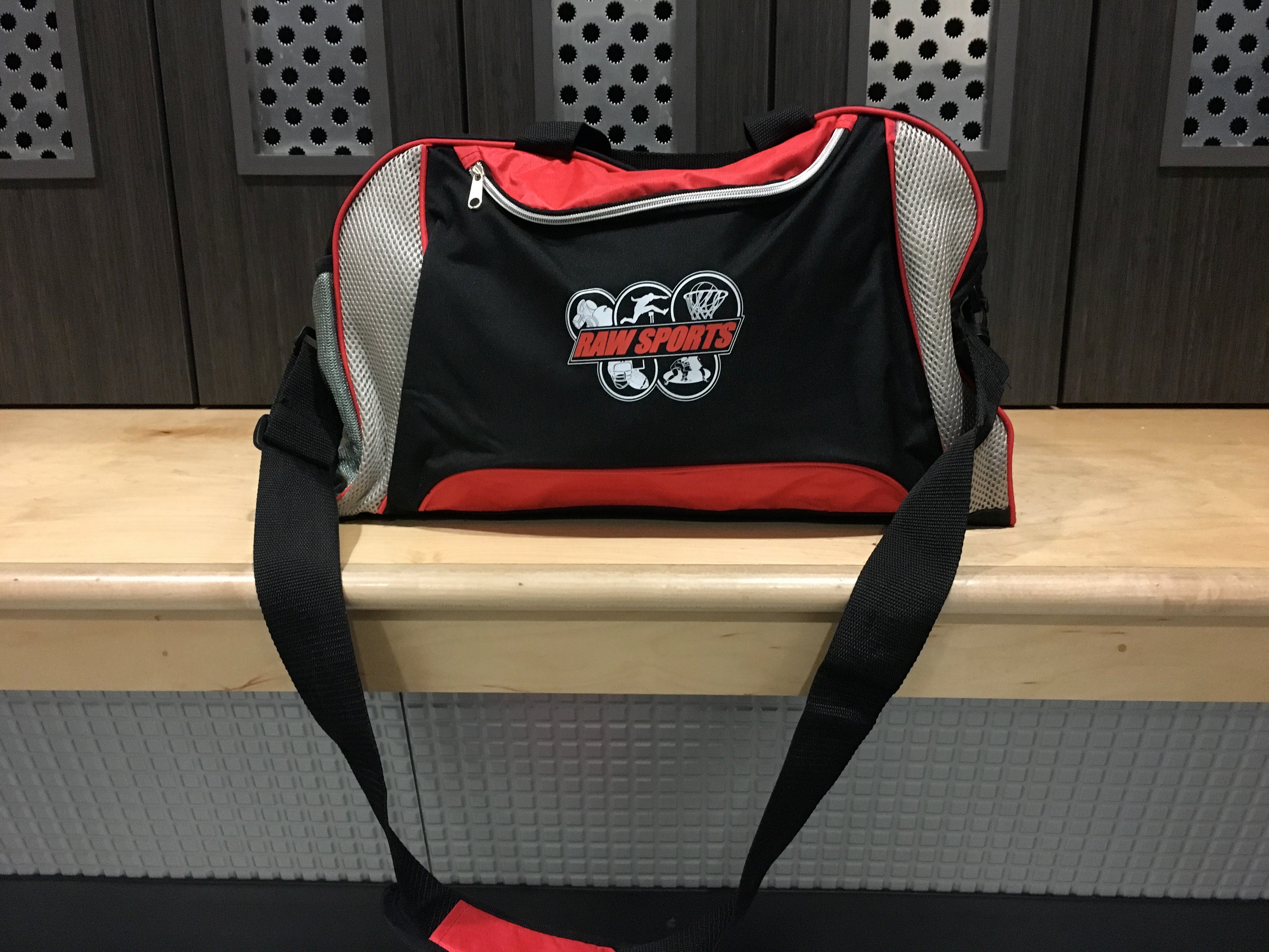 Black & Red Gym Bag