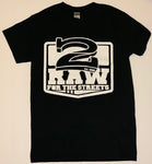 "Classic" 2 Raw For The Streets T-Shirt (Black)